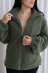 TEDDY BEAR jacket - forest green