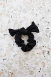 Curly scrunchie - satin black