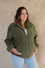 TEDDY BEAR jacket - forest green