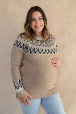 Cozy sweater - autumn pattern