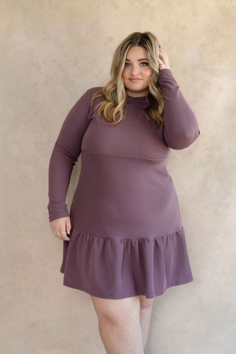 MARILYN dress - grape