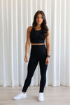 Yoga top - black