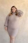 ALINE dress - taupe