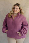 TEDDY BEAR sweater - violet pink