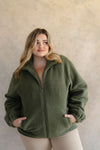 TEDDY BEAR jacket - forest green