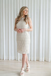 LOUISE crochet dress - beige