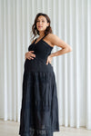 MARIANA dress - bohemian black