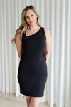 JUDY dress - midnight black